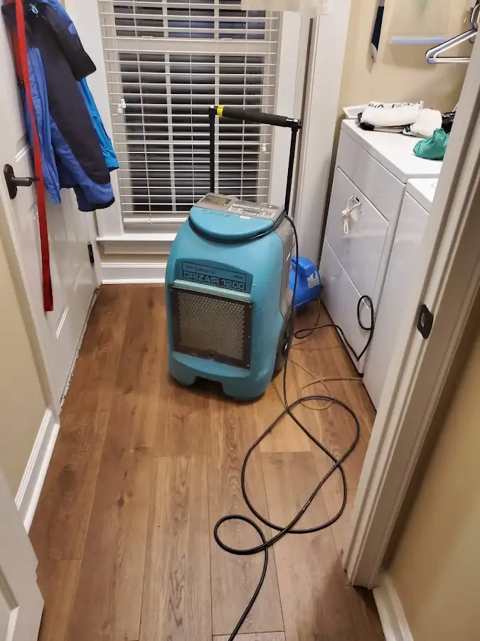 Commercial dehumidifier deployed for Flood Damage Cleanup in Sunrise