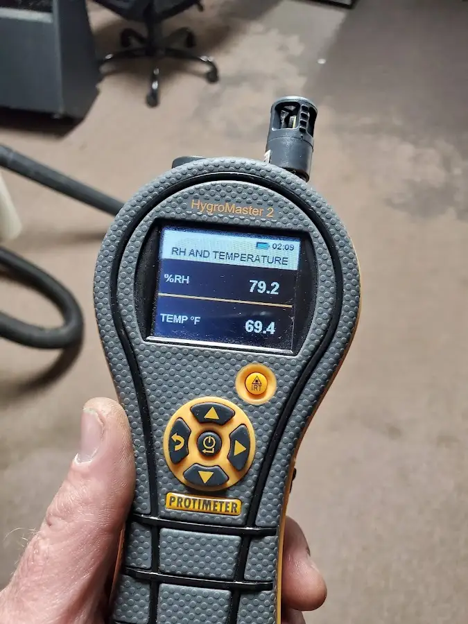 Moisture meter humidity assessment for Mold Remediation & Removal in Sunrise