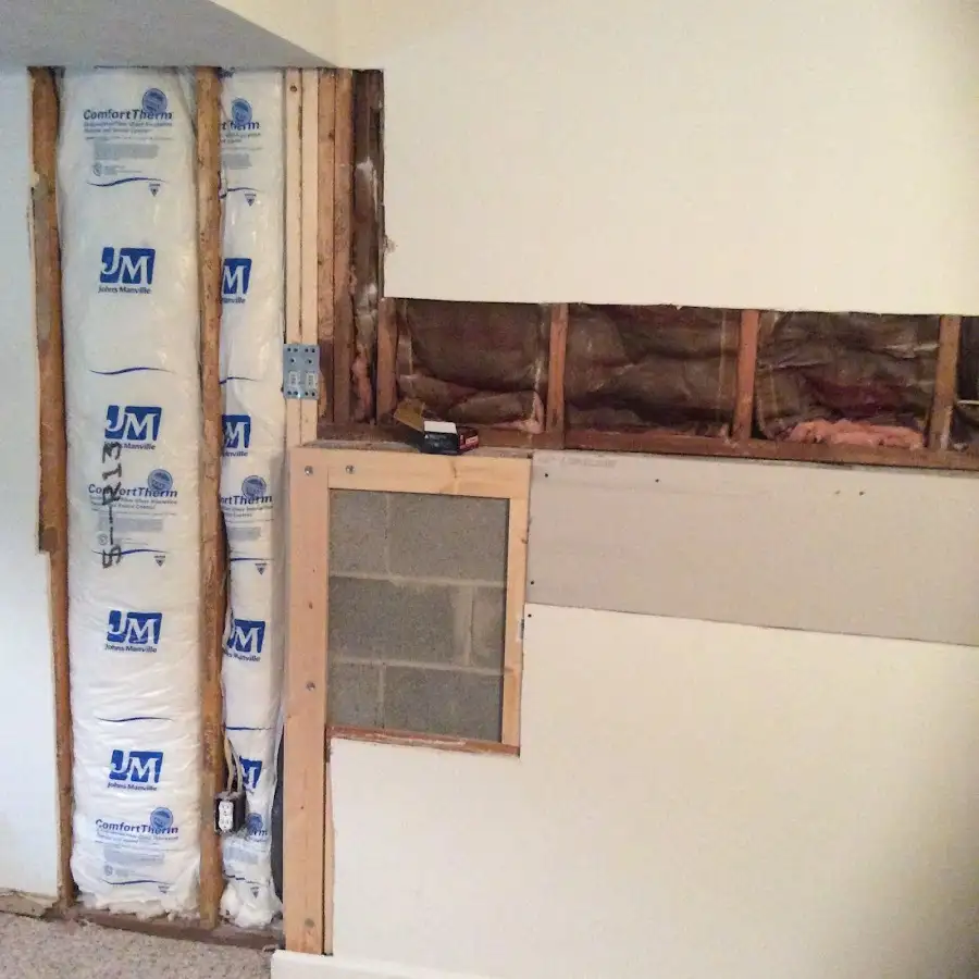 Wall insulation replacement during Structural Drying in Sunrise